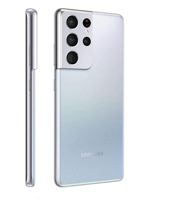 Samsung Galaxy S21 Ultra 5G SM-G998B/DS 256GB 12GB RAM Factory Unlocked (GSM Only | No CDMA - not Compatible with Verizon/Sprint) International Version - Phantom Silver