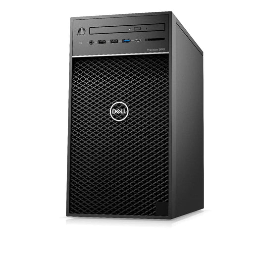 Dell Precision T3640 Workstation Desktop | Core i5-10500 - 500GB HDD Hard Drive - 16GB RAM - Nvidia Quadro P400 | 6 cores @ 4.5 GHz - 2GB GDDR5 Win 10 Home Black