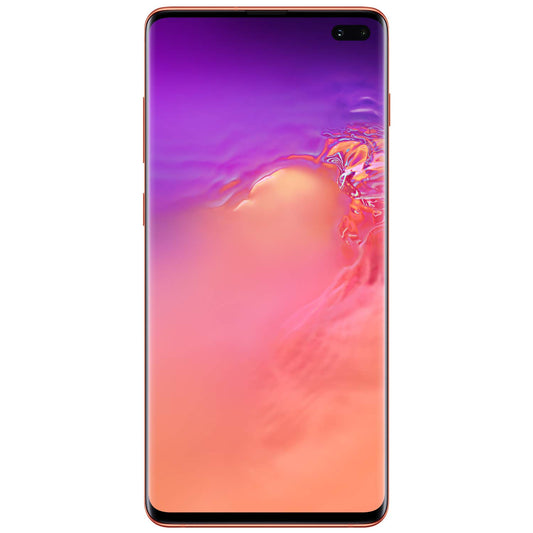 SAMSUNG Galaxy S10 Factory Unlocked Android Cell Phone | US Version | 128GB of Storage | Fingerprint ID and Facial Recognition | Long-Lasting Battery | Flamingo Pink