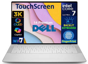Dell 14 Premium (Next Gen XPS 14) Professional Laptop 14.5 Touch OLED 3.2K Display (Intel Ultra 7-255H, 32GB LPDDR5X, 1TB PCIe SSD, Intel Arc, Backlit KB, Fingerprint, 2 Thunderbolt 4, WiFi 7, W 11 P)