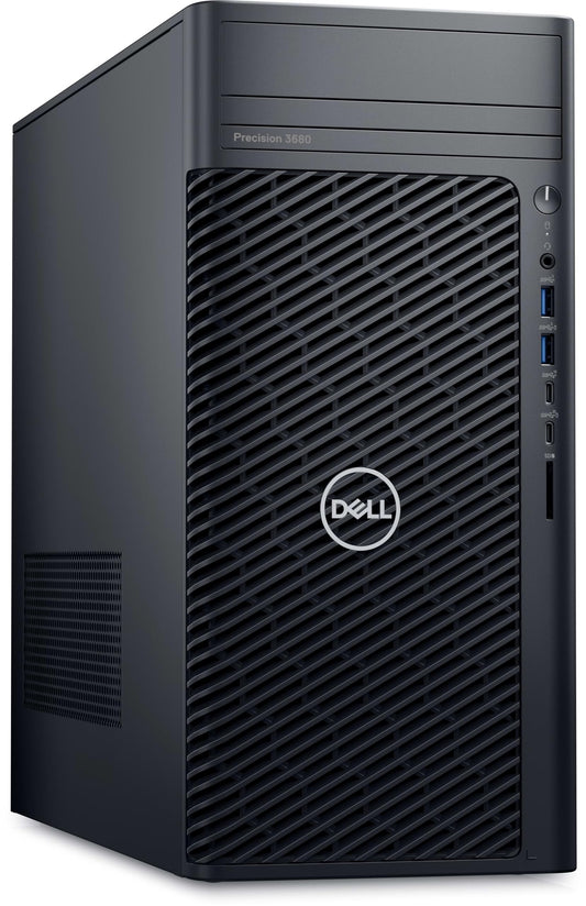 Dell Precision 3680 Workstation Desktop | Core i9-14900 - 1TB SSD Hard Drive - 64GB RAM | 24 cores @ 5.8 GHz Win 11 Pro Black