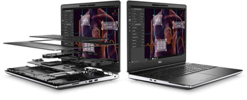 Dell Precision 7550 Workstation Laptop | 15.6" 1920x1080 FHD | Core i7-10750H - 2TB SSD Hard Drive - 16GB RAM | 6 cores @ 5 GHz Win 10 Pro Silver
