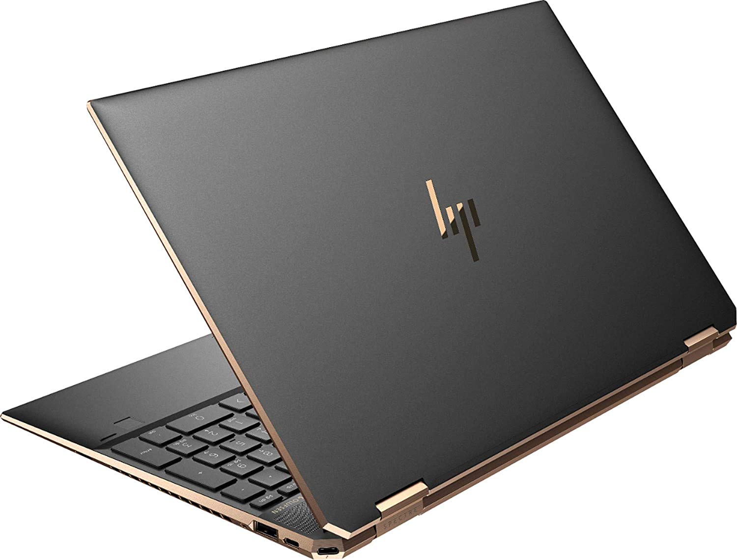 HP Spectre x360 15 2-in-1 (11th Gen Intel i7-1165G7+ Intel Iris Xe Graphics,15.6" 4K UHD, (3840 x 2160) WLED-Backlit, multitouch , 16GB DDR4, 1TB M.2 SSD), Win 11, HP Tilt Pen - Nightfall Black