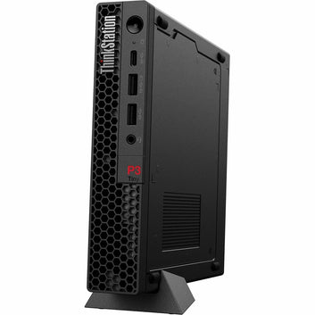 Lenovo ThinkStation P3 Tiny Workstation, Intel Core i9-13900 2.0GHz, 32GB RAM, 1TB SSD, NVIDIA T400 4GB, Windows 11 Pro, Black