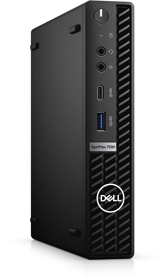 Dell Optiplex 7090 Micro Tower Desktop | Core i5-10500T - 512GB SSD Hard Drive - 16GB RAM | 6 cores @ 3.8 GHz Win 10 Home Black