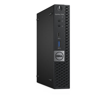 Dell OptiPlex 7050 Micro Form Factor Desktop Computer, Intel Core i7-7700T, 8GB DDR4, 256GB Solid State Drive, Windows 10 Pro (T6H1F)