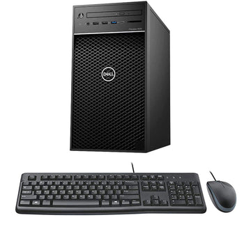 Dell Precision 3630 Workstation Bundle with Keyboard, Mouse, Intel Core i7-8700K 3.7GHz, 64GB DDR4 RAM, 2TB SSD, NVIDIA Quadro P1000, Windows 10 Pro