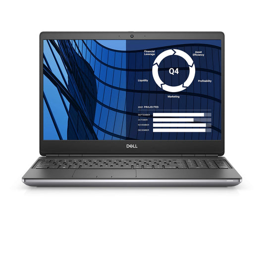Dell Precision 7550, 15.6 inch FHD Laptop - Intel Core i7-10850H, 32GB DDR4 RAM, 512GB SSD, NVIDIA Quadro T2000 4GB, Windows 10 Pro - Silver (Latest Model)