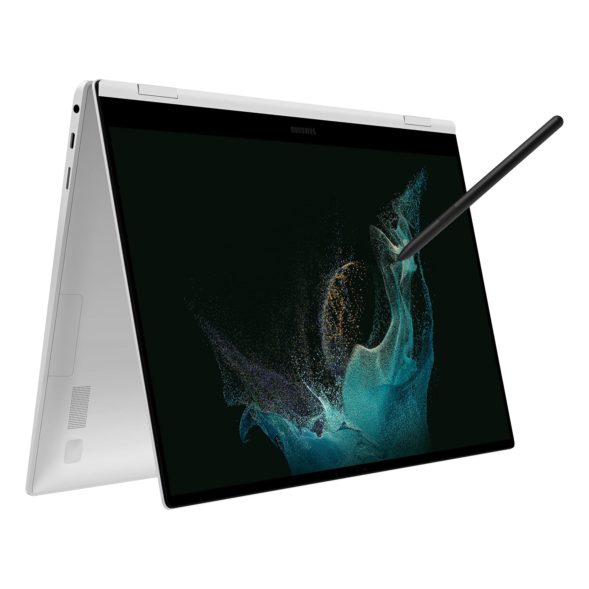 SAMSUNG Galaxy Book2 Pro 360 2-in-1 Laptop Computer/Windows 11 Pro/15.6” FHD AMOLED Touchscreen / 16GB|512GB/ 12th Gen Intel® Core i7-1260P Processor, S-Pen, 2022 Model, NP954QED-KJ2US, Silver