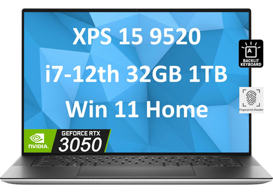 Dell XPS 15 9520 Business Laptop (15.6