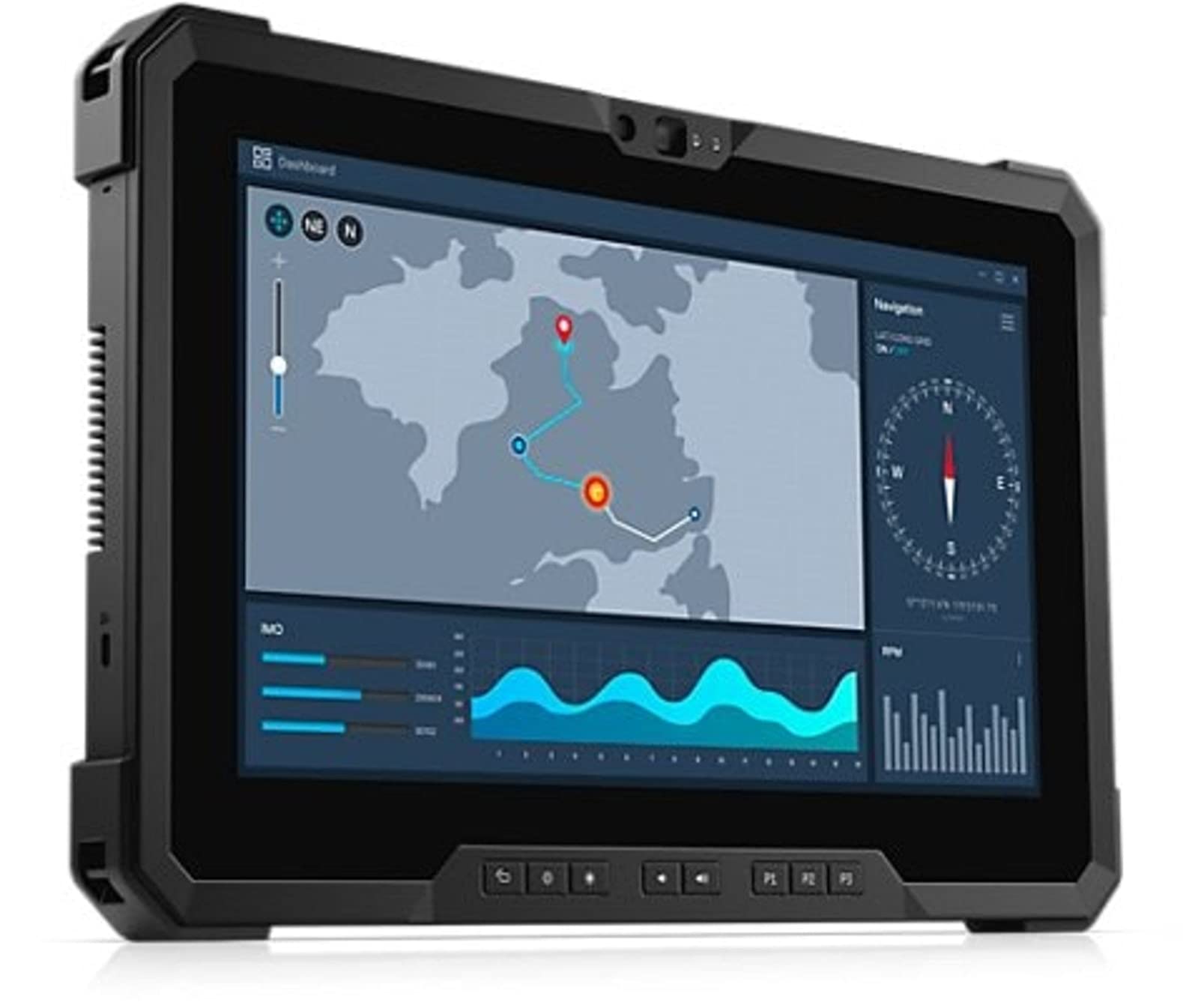 Dell Latitude Rugged Extreme 7220 Laptop | 11.6" 1920x1080 FHD | Core i5-8365U - 256GB SSD Hard Drive - 16GB RAM | 4 cores @ 4.1 GHz Win 10 Home Black