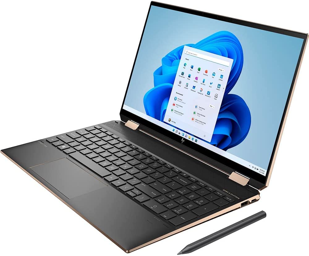 HP Spectre x360 15t OLED, 11th Gen i7-1165G7, Windows 11 PRO, 1TB SSD, 16GB, Bang & Olufsen, 15.6" Laptop PC, Black