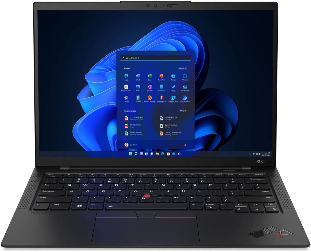 Lenovo ThinkPad X1 Carbon Gen 10 Laptop, 14.0" FHD Intel Iris Xe Graphics, Intel Core i7-1270P, 32GB RAM, 2TB PCIe SSD, Backlit, Fingerprint, Win 11 Pro
