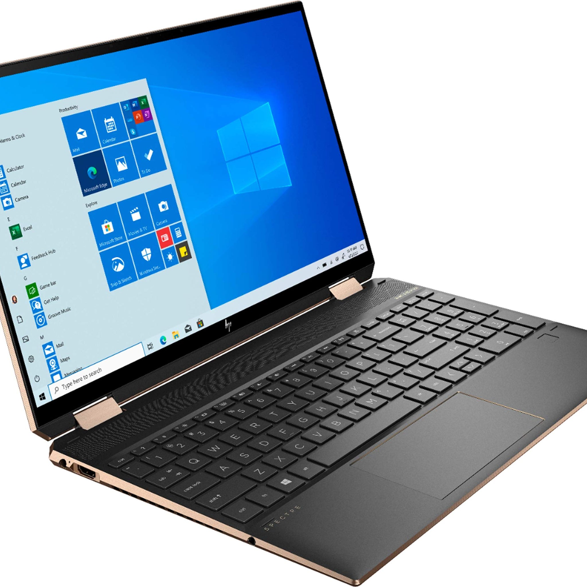 HP Spectre X360 15 2-in-1 Laptop 15.6” 4K UHD IPS Touchscreen 11th Gen Intel 4-Core i7-1165G7 16GB RAM 512GB SSD Intel Iris Xe Graphics Backlit Fingerprint Win10 + HDMI Cable