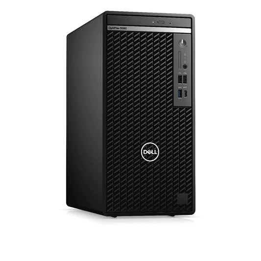 Dell Optiplex 5080 MT Desktop | Core i5-10600 - 512GB SSD  16GB RAM | 6 cores @ 4.8 GHz Win 10 Pro Black