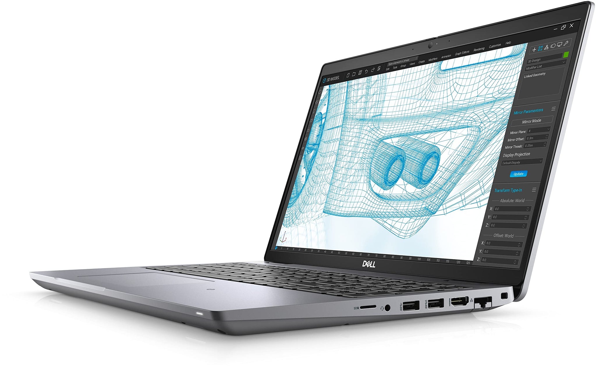 Dell Precision 3561 Workstation Laptop | 15.6" 1920x1080 FHD | Core i5-11500H - 512GB SSD Hard Drive - 16GB RAM | 6 cores @ 4.6 GHz Win 11 Pro Silver