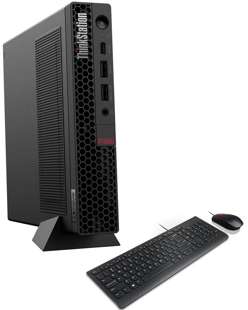 Lenovo ThinkStation P360 Tiny Business Mini Desktop (Intel i7-12700T 12-Core, 64GB DDR5 4800MHz RAM, 1TB PCIe SSD, T400, WiFi, Bluetooth, HDMI, USB 3.2, Win 11 Pro) with G2 Universal Dock