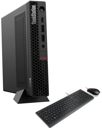 Lenovo ThinkStation P360 Tiny Business Mini Desktop (Intel i7-12700T 12-Core, 64GB DDR5 4800MHz RAM, 1TB PCIe SSD, T400, WiFi, Bluetooth, HDMI, USB 3.2, Win 11 Pro) with G2 Universal Dock