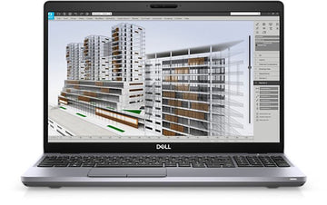 Dell Precision 3551 Workstation Laptop | 15.6" 1920x1080 FHD | Core i7-10850H - 512GB SSD Hard Drive - 16GB RAM - Nvidia Quadro P620 2GB | 6 cores @ 5.1 GHz - 2GB GDDR5 Win 11 Pro Silver