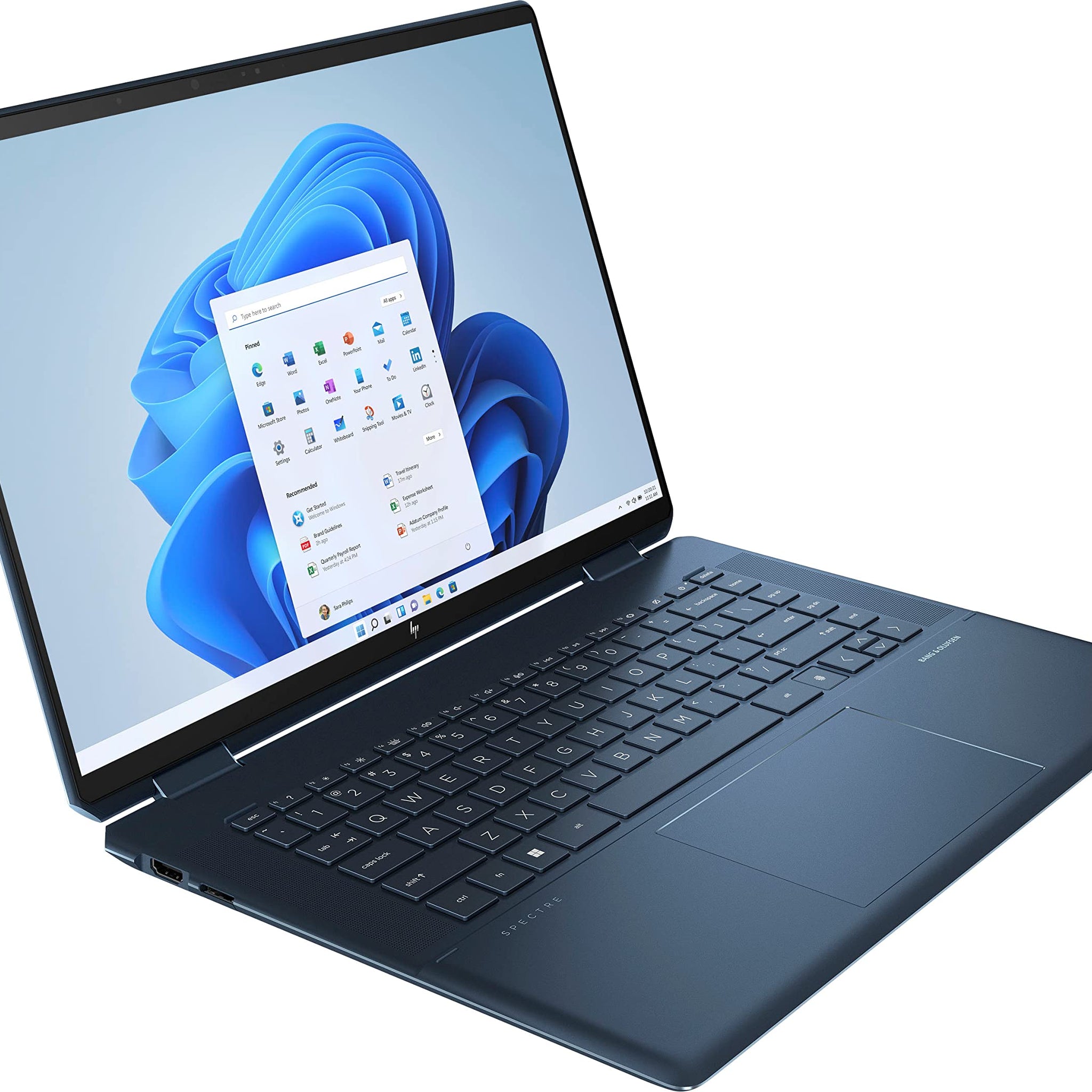 HP Spectre X360 16” 3K IPS Touch 2-in-1 Laptop 14-Core Intel i7-12700H Iris Xe Graphics 16GB LPDDR4 1TB NVMe SSD 2xThunderbolt4 WiFi 6E HDMI2.1 Backlit KB Fingerprint Windows 11 Pro w/RE USB