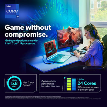 Lenovo Legion 5i Gaming Laptop, Intel 24-Core i9-14900HX(Up to 5.8 GHz), 16GB/1TB SSD; 16" 2560x1600 WUXGA 2.5K 165Hz, NVIDIA RTX 4060, Bluetooth 5.2, Wi-Fi 6E, Windows 11 Pro